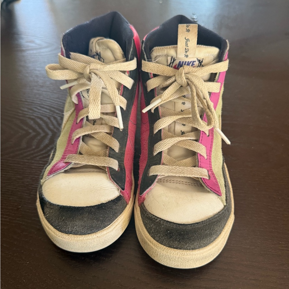 Nike Kids Multicolor High-Top Sneakers - Picture 2 of 3